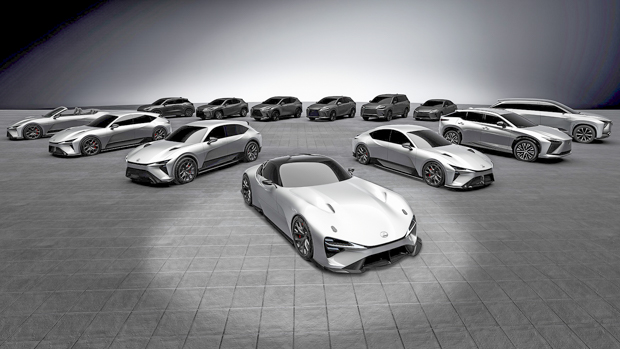 Lexus EV and hybrid lineup 2030-1