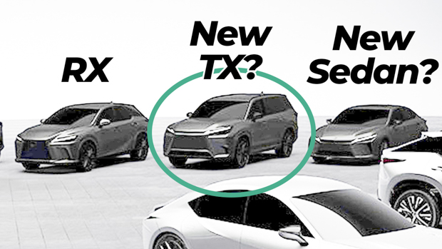 Lexus TX previewed in image 2024