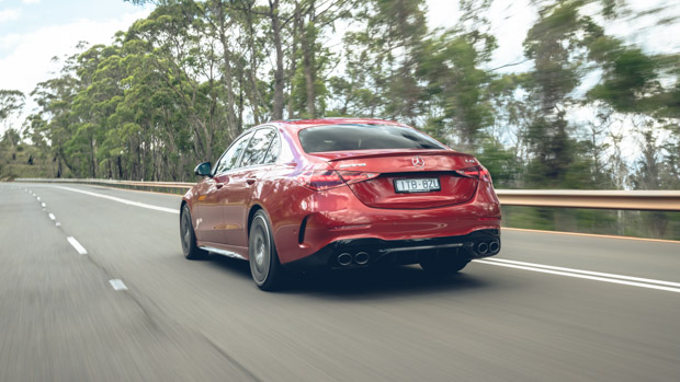 Mercedes-AMG C43 2023 rear driving