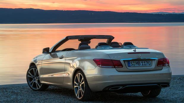 2014 Mercedes-Benz E-Class cabriolet rear 3/4