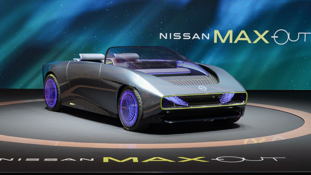 Nissan Max-Out concept 2023 front 3/4 2