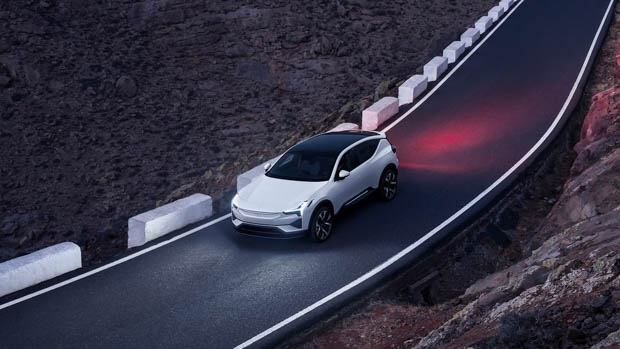 2023 Polestar 3 from above