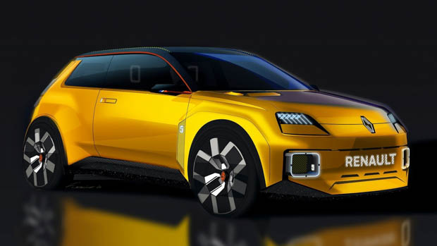 2022 Renault 5 concept front 3/4