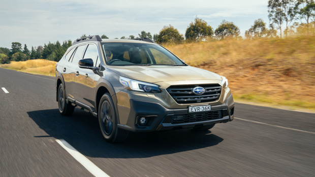 Subaru Outback XT Sport 2023 driving highway