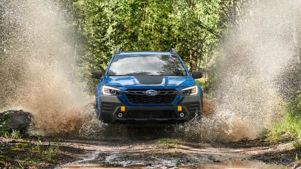 2022 Subaru Outback wilderness going through water