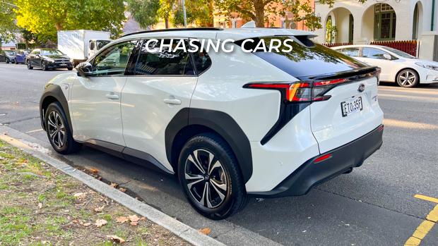 Subaru Solterra 2023 base model rear end