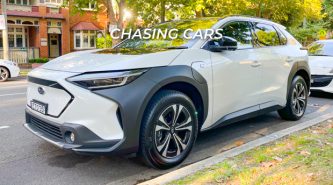 Subaru Solterra 2023: base model spotted in Sydney as release date gets closer