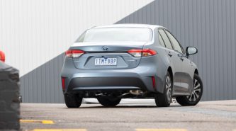 Toyota Corolla Sedan Ascent Sport hybrid 2023 review