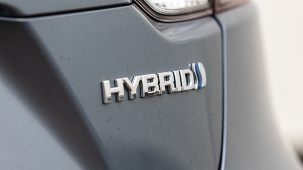 Toyota Corolla Ascent Sport Hybrid badge