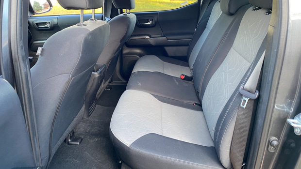 Toyota Tacoma 2023 interior rear