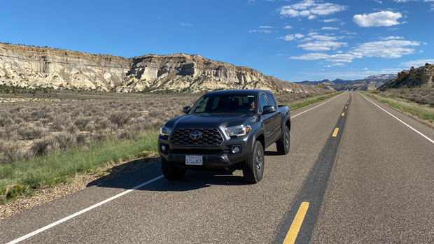 Toyota Tacoma 2023 front highway