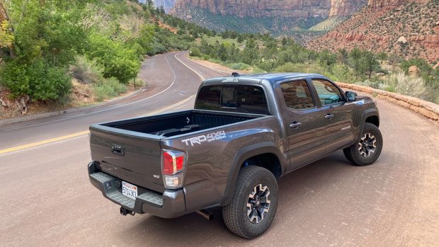 Toyota Tacoma 2023 rear mountains 2