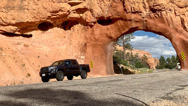 Toyota Tacoma 2023 tunnel