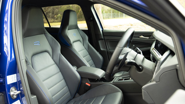 Volkswagen Golf R wagon 2022 front seats