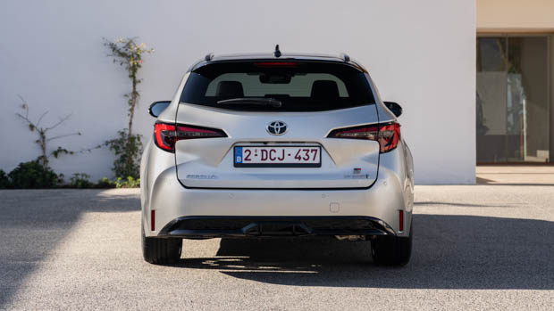 2023 Toyota Corolla GR Sport rear end shot