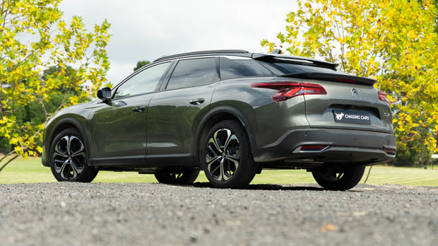 Citroen C5 X 2022 rear 3/4 green