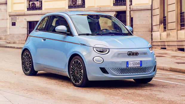 Fiat 500e 2023 front