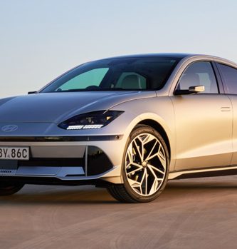 2023 Hyundai Ioniq 6 driving feature image