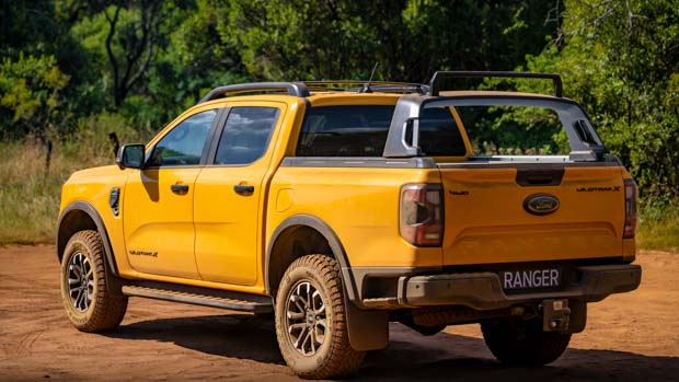 2023 Ford Ranger Wildtrak X sports bar rear