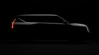Kia EV9 2023: all-electric, three-row SUV teased ahead of global debut 