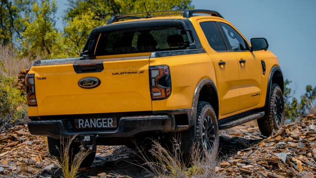 2023 Ford Ranger Wildtrak X off-road rear 2