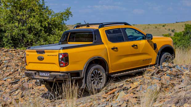 2023 Ford Ranger Wildtrak X off-motorway rear