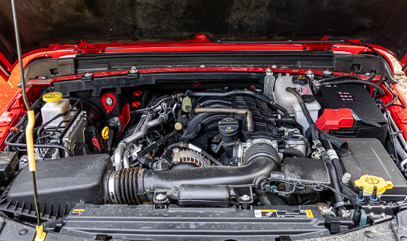 Jeep Gladiator Rubicon 2023 engine