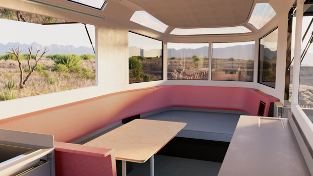 Lightship LT caravan 2023 interior front