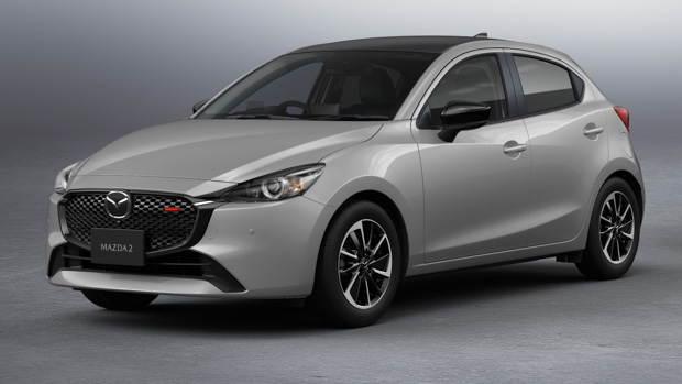 2023 Mazda 2 front 3/4