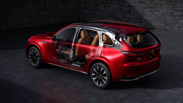 2023 Mazda CX-90 cutaway picture