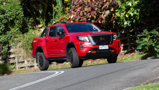 Nissan Navara Pro-4X 2022 front 3/4 driving 2
