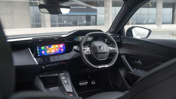 Peugeot 308 GT Sport PHEV 2023 interior cropped