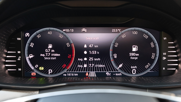 Skoda Kamiq 85TSI Style 2023 interior digital dash