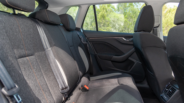 Skoda Kamiq 85TSI Style 2023 interior rear seats
