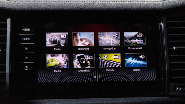 Skoda Kodiaq Sportline 2023 touchscreen
