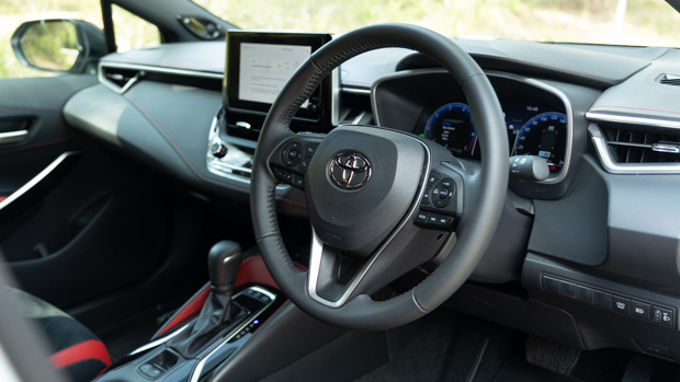 Toyota Corolla ZR Hybrid 2023 steering wheel