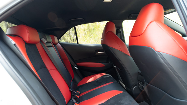 Toyota Corolla ZR Hybrid 2023 back seat