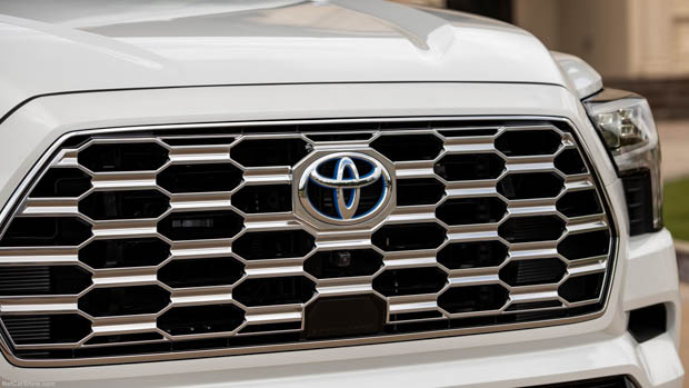 Toyota Sequoia front grille and badge