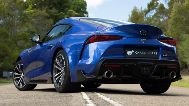 Toyota Supra GT manual 2023 rear 3/4