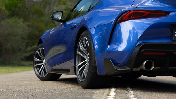 Toyota Supra GT manual 2023 rear side