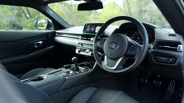 Toyota Supra GT manual 2023 interior