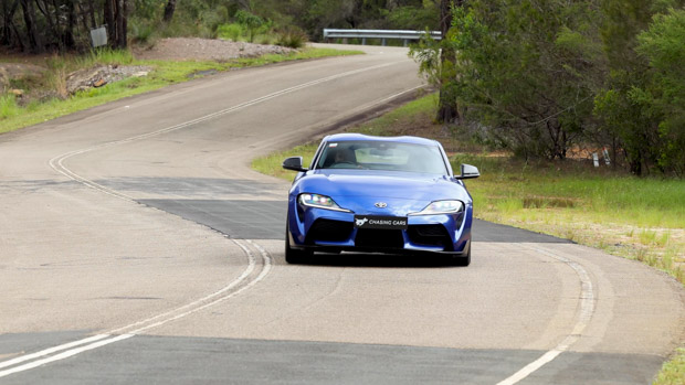Toyota Supra GT manual 2023 driving front