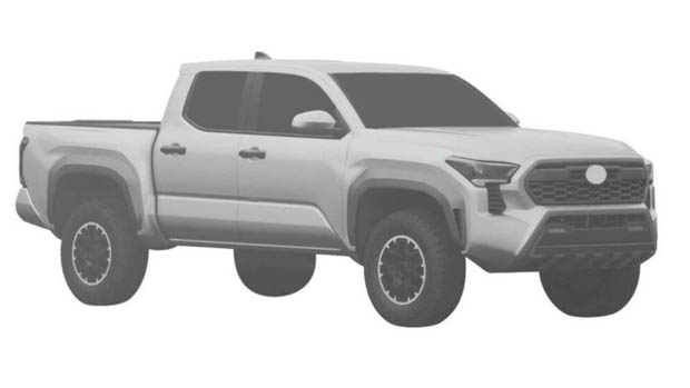 Toyota Tacoma 2023 patent image 1