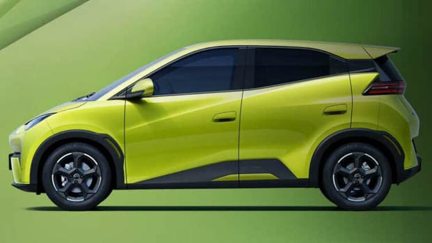 2023 BYD Seagull side profile static green