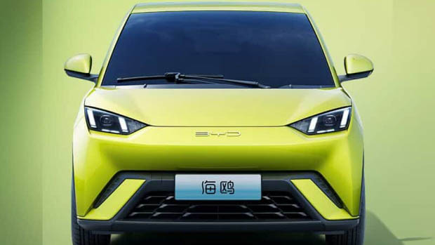 2023 BYD Seagull front end static green