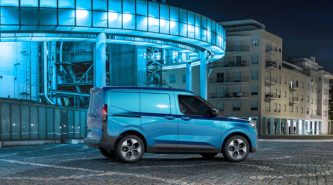 Ford E-Transit Courier 2023: small van rivals Volkswagen Caddy with 100kW electric motor or ICE option