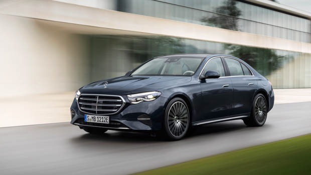 2024 Mercedes-Benz E-Class W214 front 3/4 driving