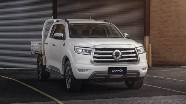 GWM Cannon CC ute front 3/4 shot