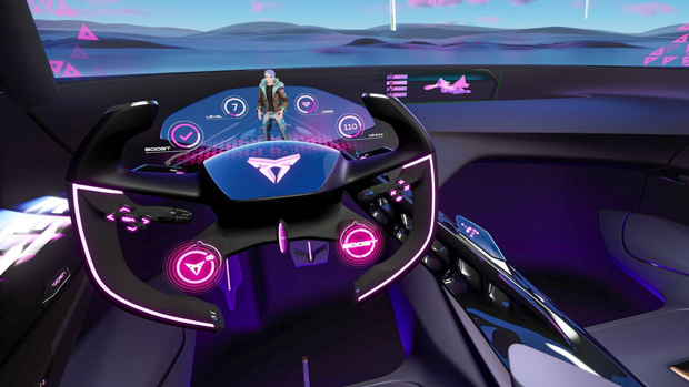 Cupra Dark Rebel concept interior 2023