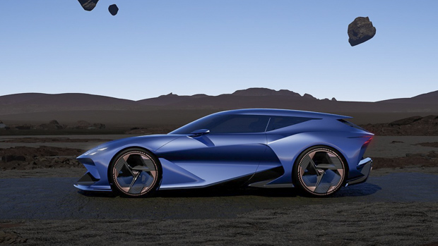 Cupra Dark Rebel concept side profile 2023